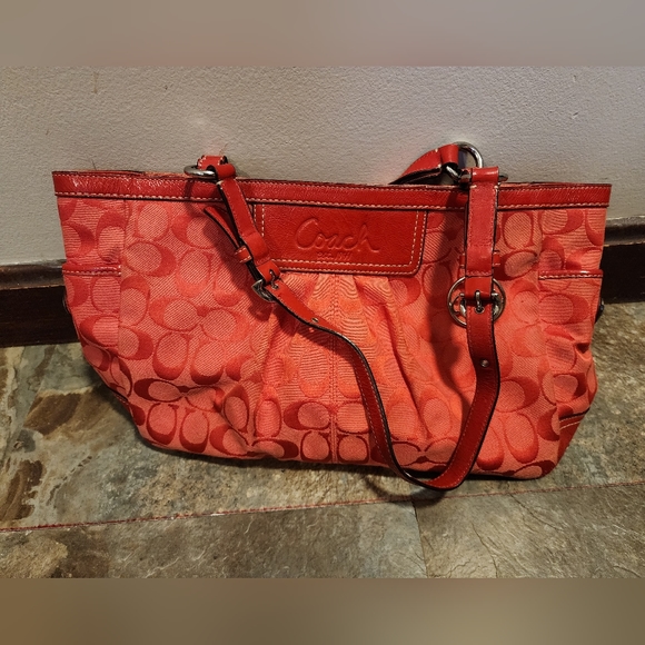Coach Handbags - Coach Purse (Burnt Orange/Red)